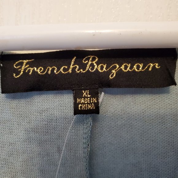 French Bazaar Shark Bite Tunic Size XL - Picture 3 of 4